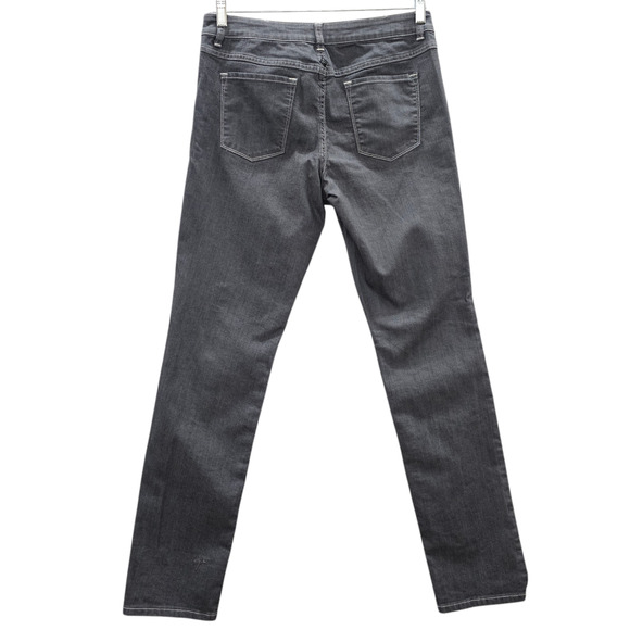 Prana Jeans Women's Size 12 Gray Straight Leg Slim Fit - Picture 2 of 15